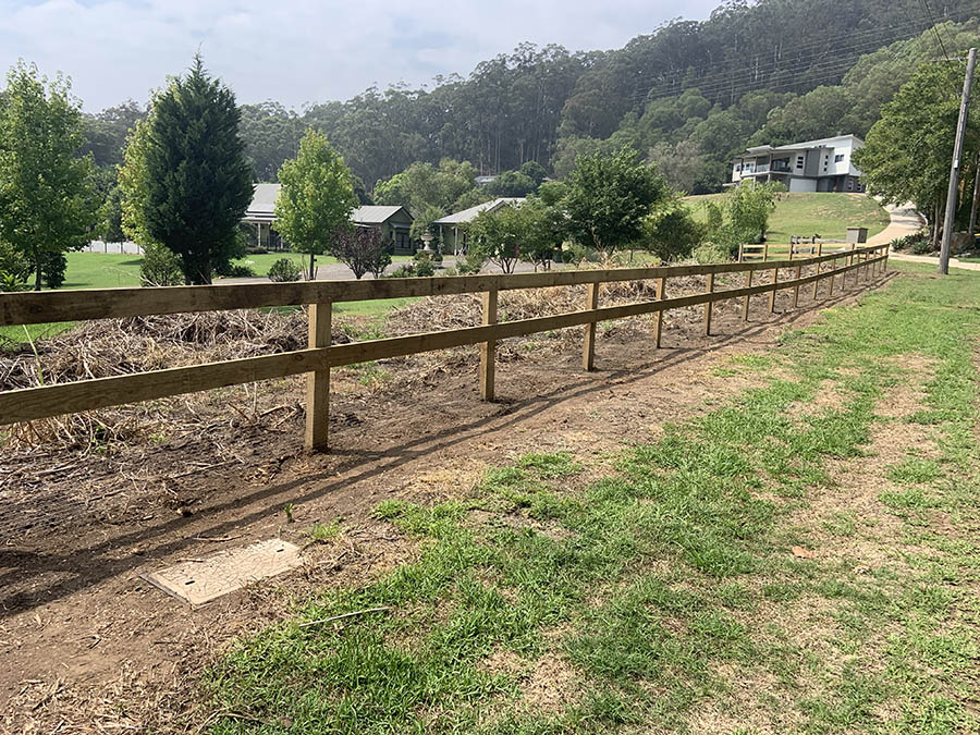 Rural Wooden Fencing on Central Coast