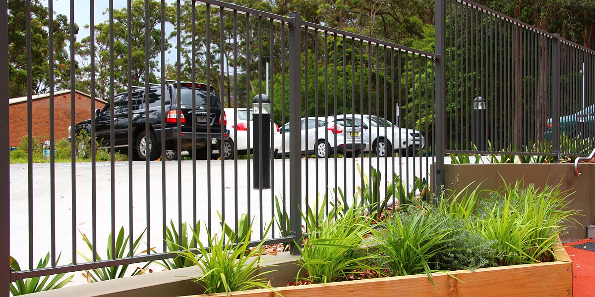 Black Aluminium Fence