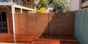 slatted fence privacy screen