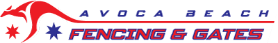White Avoca Beach Fencing Logo